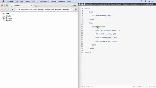 Ordered List • L-8 • HTML • Web Developer Course for Beginners • CodeShaft