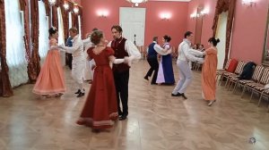 Бал_Высший свет у Пожарских в Торжке_Мазурка Нева_танцы_dance_Mazurka_Ball Vysshy svet u Pozharskih