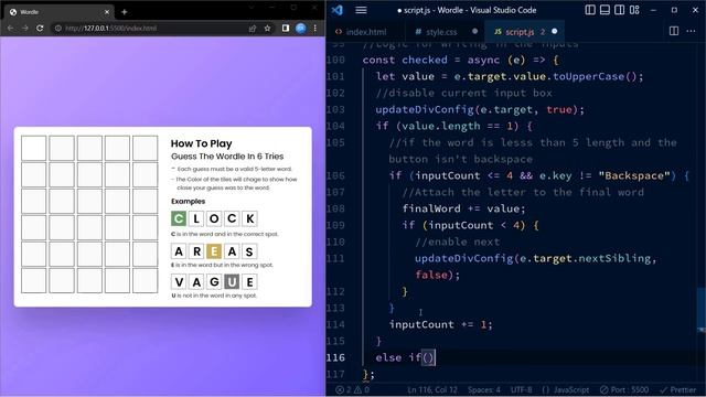 Wordle Game | Javascript Project With Source Code смотреть онлайн