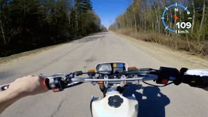 Top speed test yamaha serow xt 225
