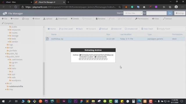 upload laravel 7 project on your subdomain 2020 | easy way