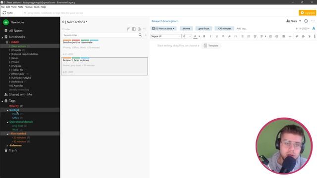 How to use EVERNOTE for Getting Things Done (GTD) in 2021 смотреть онлайн