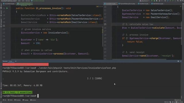 70 PHPUnit Tutorial Part 2 - Mocking - Full PHP 8 Tutorial
