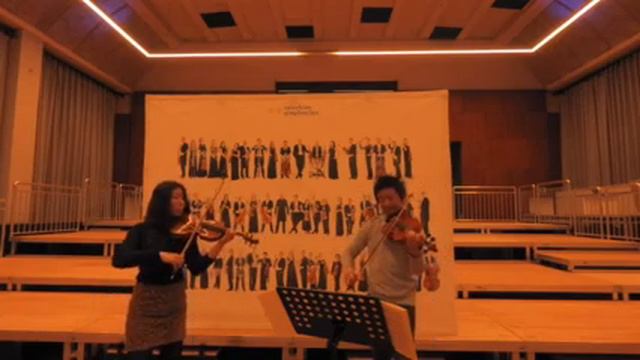 Mozart Duo in G für Violine und Viola K.423 3.Satz モーツァルト　ヴァイオリンとビオラのための２重奏曲ト長調第３楽章 смотреть онлайн