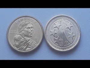 США 1 доллар, 2021 г. "Коренные Американцы в  армии США"