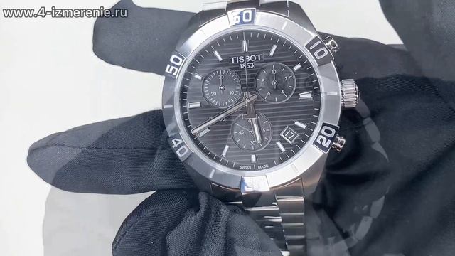 Обзор 4 Измерение Tissot PR 100 Sport Gent Chronograph T101.617.11.051.00 смотреть онлайн