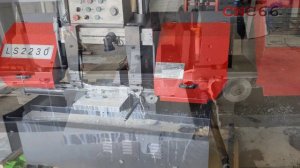 Первый рез ленточнопильным станком Met Machine