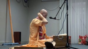 Лекция Бхакти Бхагаватамрита Кешава махараджа, центр "Возрождение", 30 декабоя 2014 года