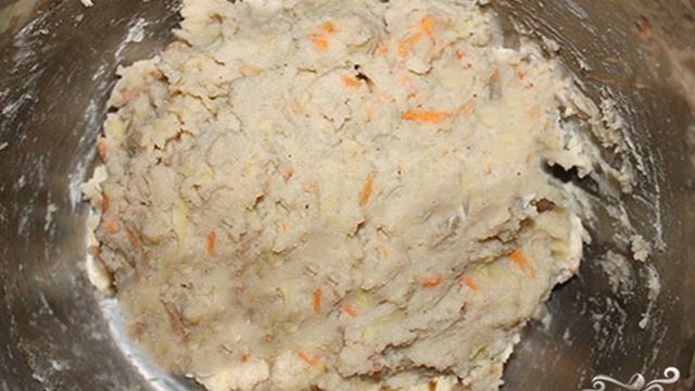 Морковно-картофельные котлеты постные