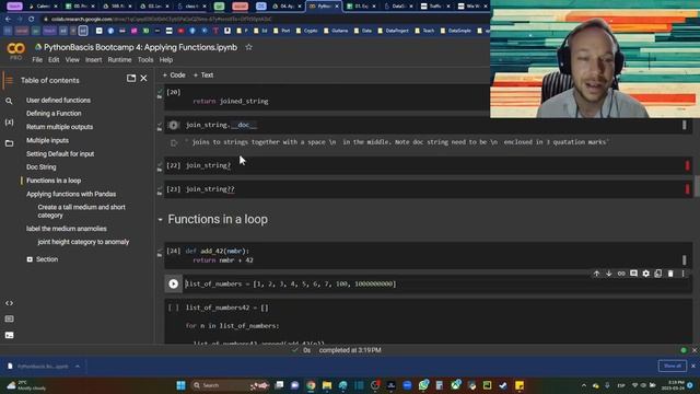 python data basics class 4 part 5 free data python basics code walkthrough how use function pandas