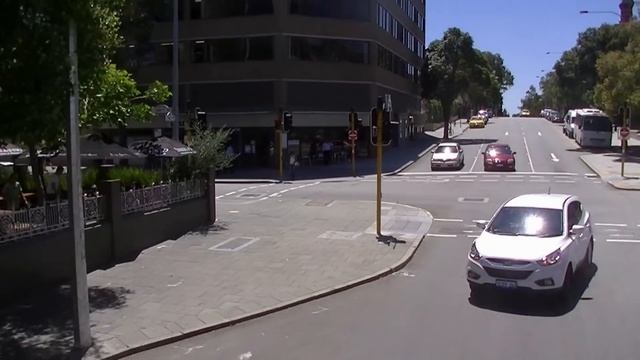 PERTH Western Australia, City sightseeing tour. смотреть онлайн