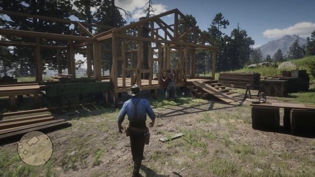 Arthur Morgan Helps Build A House During This SECRET Mission In Red Dead Redemption 2! (RDR2) смотреть онлайн