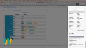 7   Uso de formulas en iWorks Numbers - Curso Excel a iWorks Numbers