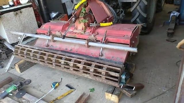 Каток для почвофрезы 1-GQN-160, изготовление и испытание.