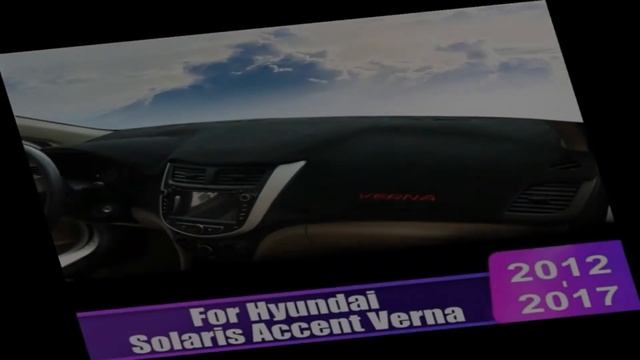Hyundai Solaris Accent Verna покрытие приборной панели смотреть онлайн