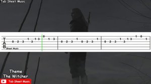 The Witcher - Main Theme Guitar Tutorial (Geralt of Rivia)