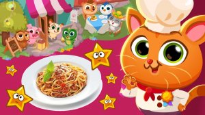 Котик Бубу открыл ресторан ? Как сделать спагетти и ромашковый чай ?? Рецепты от котенка!