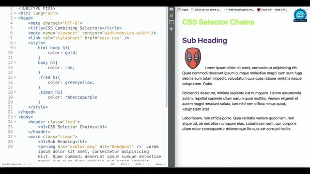 Combining CSS Selectors for Improved Website Performance | CSS Combining Selector - Codes Guider
