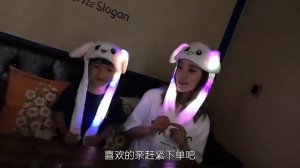 ?✨Шапка Зайчик с Двигающимися Ушками и Подсветкою Лучший Подарок на Новый Год