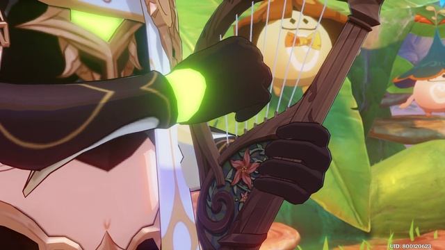 Utsava Festival Duet Performance Cutscene | Traveler Plays A Song With All Aranara | Genshin Impact смотреть онлайн