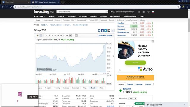 Инвестиционный портфель акций №13