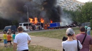 пожар на домодедовской улице