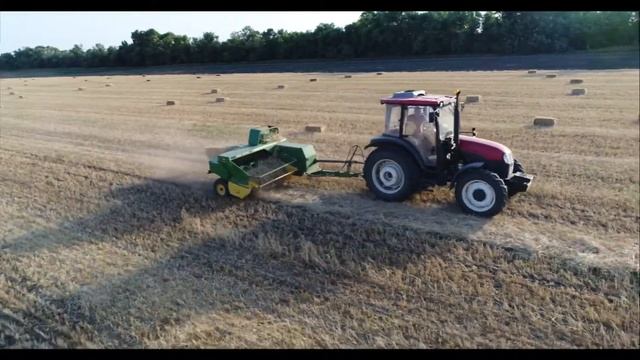 Пресс-подборщик John Deere 459 Джон дир на соломе смотреть онлайн