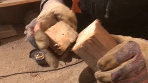 Эксперимент с диском для болгарки по дереву. Режем гвозди. Safe wood cutting angle grinder blade