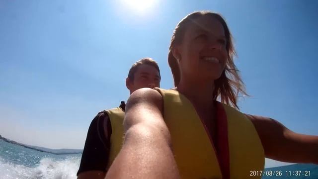 Катание на гидроцикле! смотреть онлайн