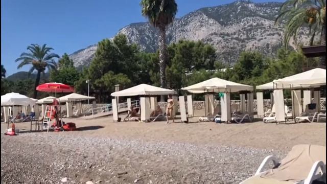 Красивое море и пляж при отеле RIXOS BELDIBI 5☆ в Турции (2020г , август, Бельдиби, Кемер, Часть 2)