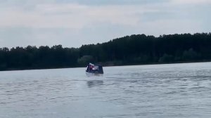 Квинтрекс 475 на ходу под мотором parsun 60