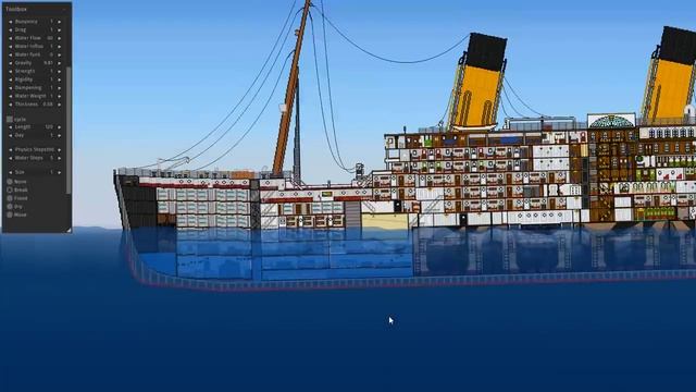 ЗАТОПЛЕНИЕ ТИТАНИКА С ИНТЕРЬЕРОМ В SINKING SIMULATOR 2 смотреть онлайн