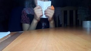 Как сделать рот из бумаги