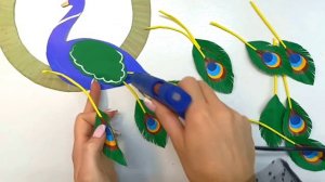 Поделка из бумаги ПАВЛИН