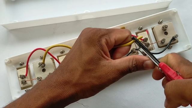 How to make an extension box | 4 Sockets+4Swithes box wiring | Trending Extension box wiring смотреть онлайн