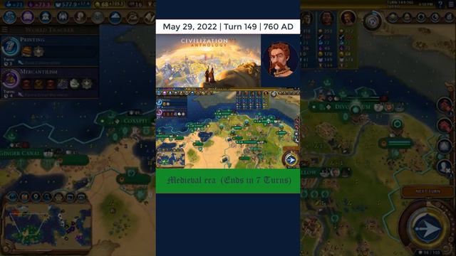 Daily Civ6 - TURN 149 - TEMPLE OF ARTEMIS!