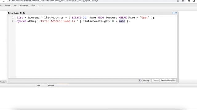 List index out of bounds Exception in Salesforce смотреть онлайн