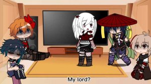 Genshin impact character react to f!y/n as nezuko