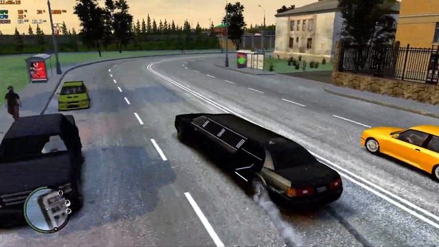 GTA 4 / Дрифтовый лимузин ЖЕСТЬ! 17 тонн таранной массы смотреть онлайн