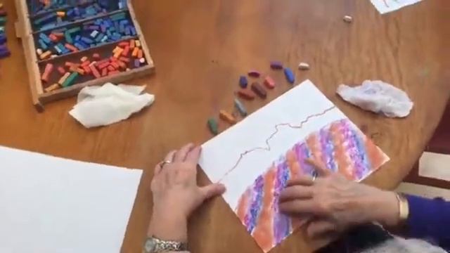 Lavender Chalk Pastel Art Tutorial смотреть онлайн