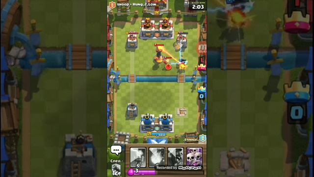 Играем в Clash Royale Бой 2-2 смотреть онлайн