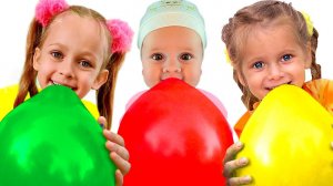 Детская песня про воздушные шарики от Майи и Маши