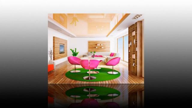 Цветной потолок в интерьере | Цвета в интерьере смотреть онлайн