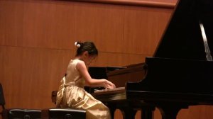 Beatrice (8) plays Mendelssohn Children Sixth Piece in F major, Op. 72