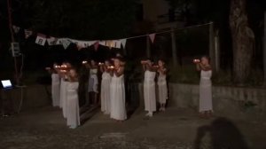 Танец со свечами "Ангелы"