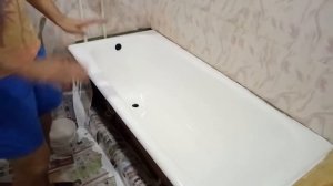 Реставрация ванны жидким акрилом в Орске, Гае, Новотроицке . Компания НОВАЯ ВАННА. ВИДЕООТЗЫВ №6