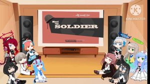 Random Students of BA react to "Soldier" from "TF2" by Valve (part 2/10) | Gacha Club