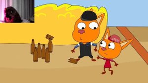 ХАГИ ВАГИ ПРОТИВ ТРИ КОШАРЫ  ! игра в кальмаров анимация ! Реакция на мультик