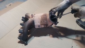 Удаление катализатора хендай Солярис 2010 года.