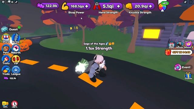 КАК ПОЛУЧАТЬ ОЧЕНЬ МНОГО КОНФЕТ В ARM WRESTLE SIMULATOR! ? АРМРЕСТЛИНГ СИМУЛЯТОР Roblox смотреть онлайн